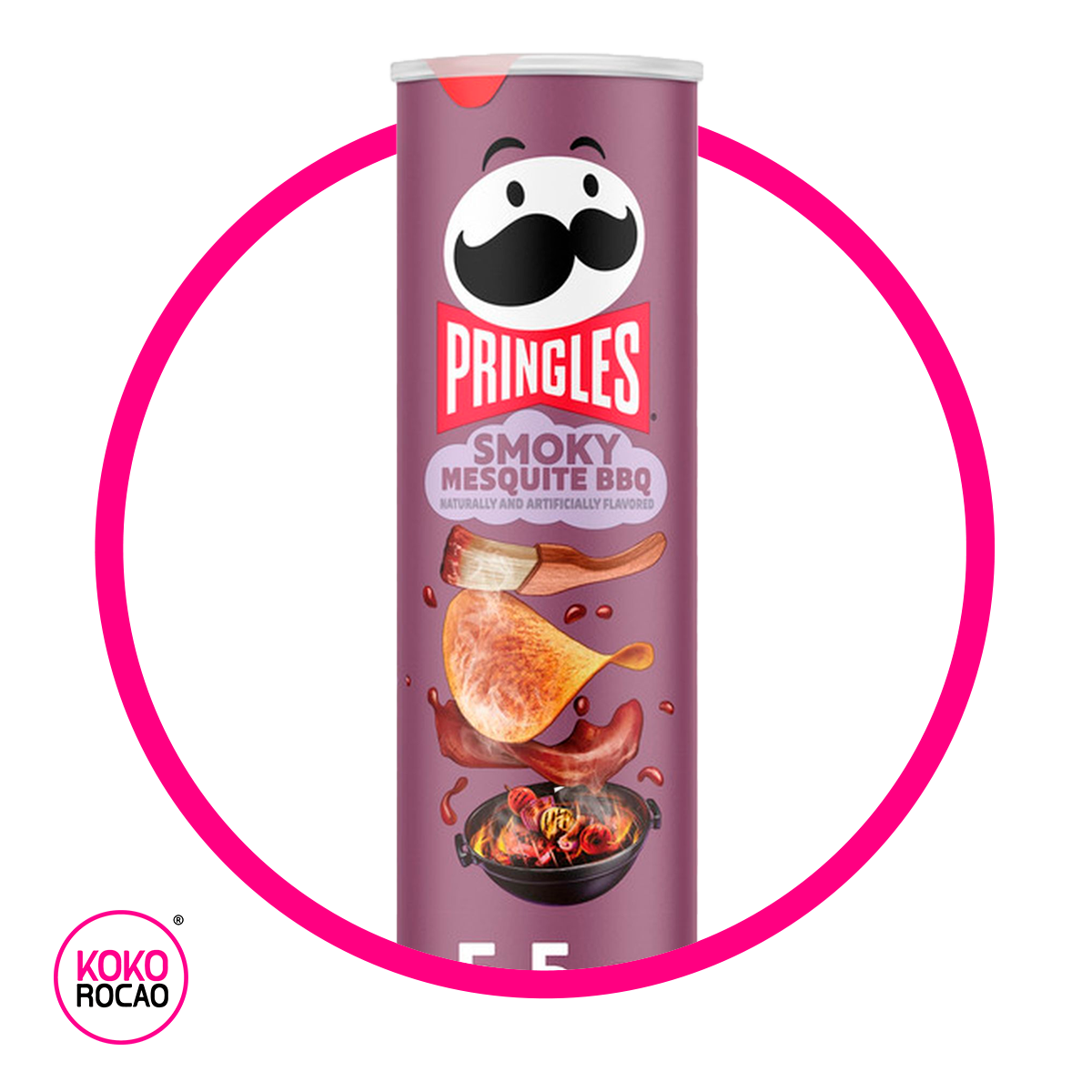Lata de Pringles Smoky Bbq 158 g