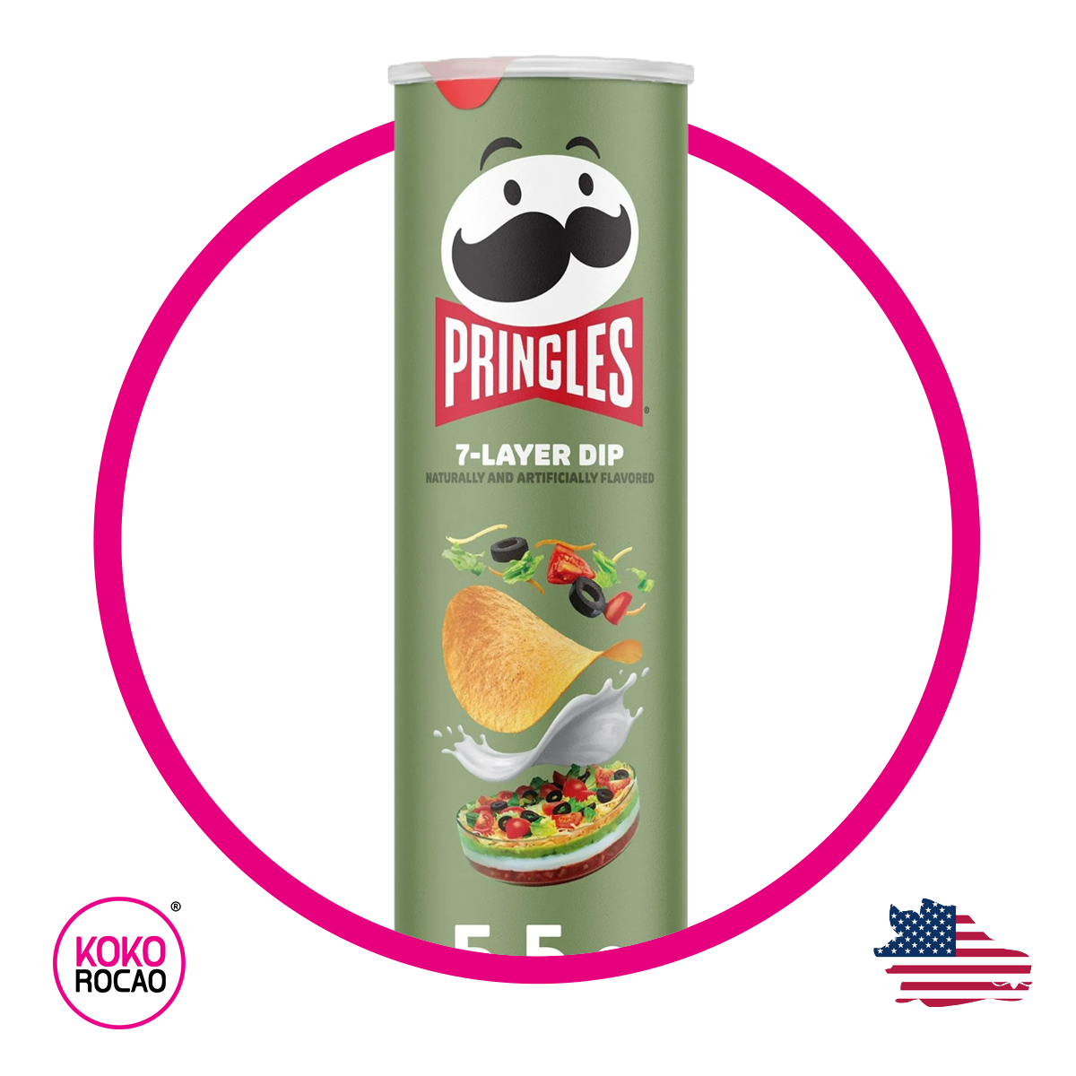 Bote de Pringles 7-LAYER Dip 158 g