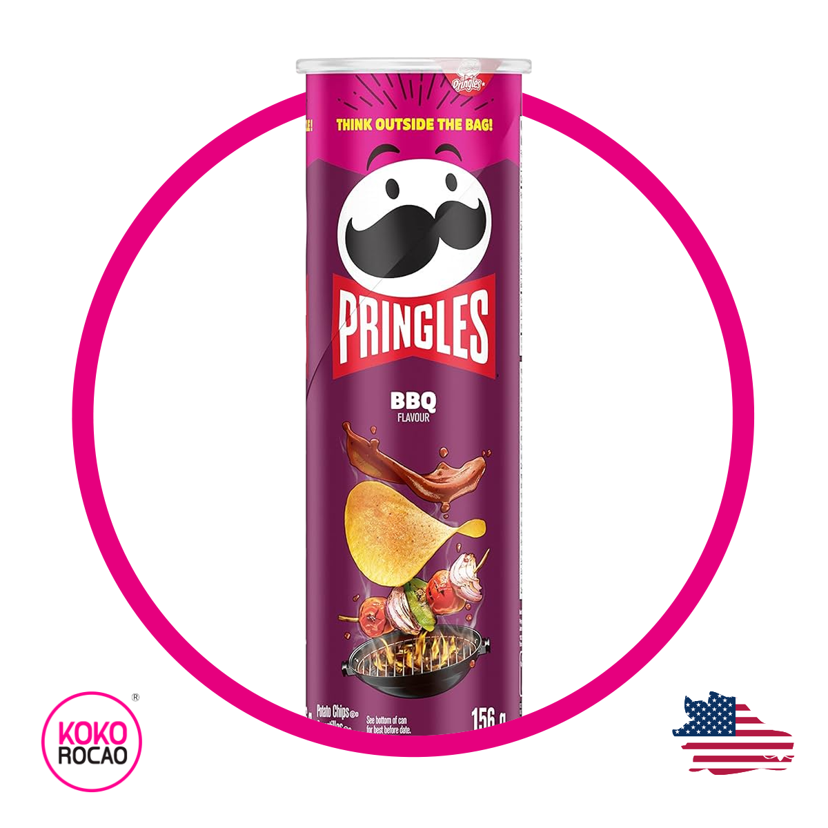 Lata de Pringles Bbq 158 g
