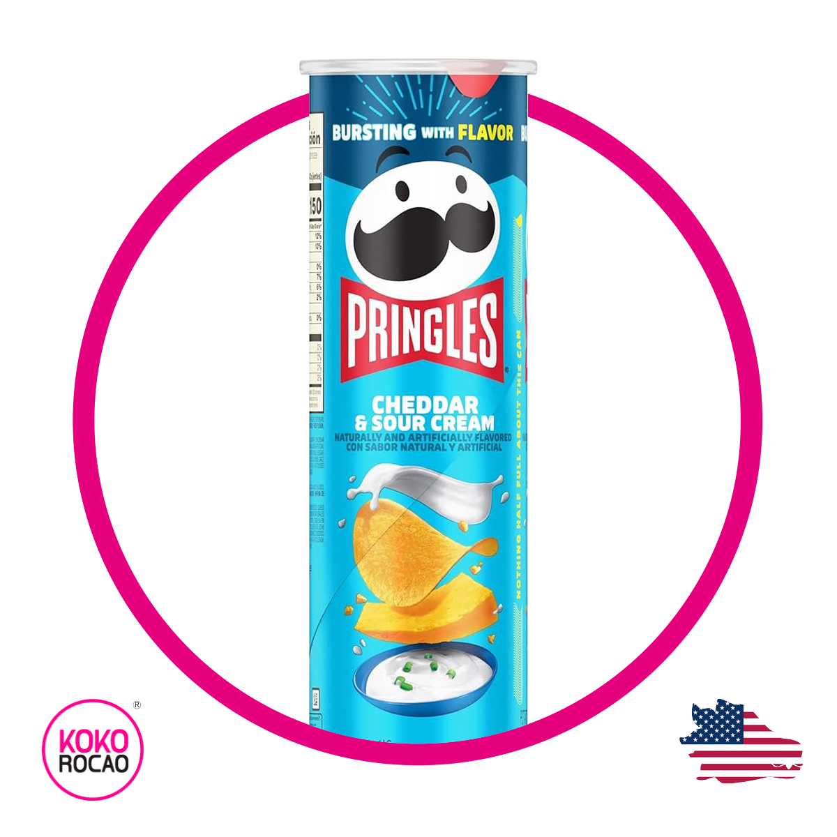 Lata de Pringles Cheddar And Cream 158 g