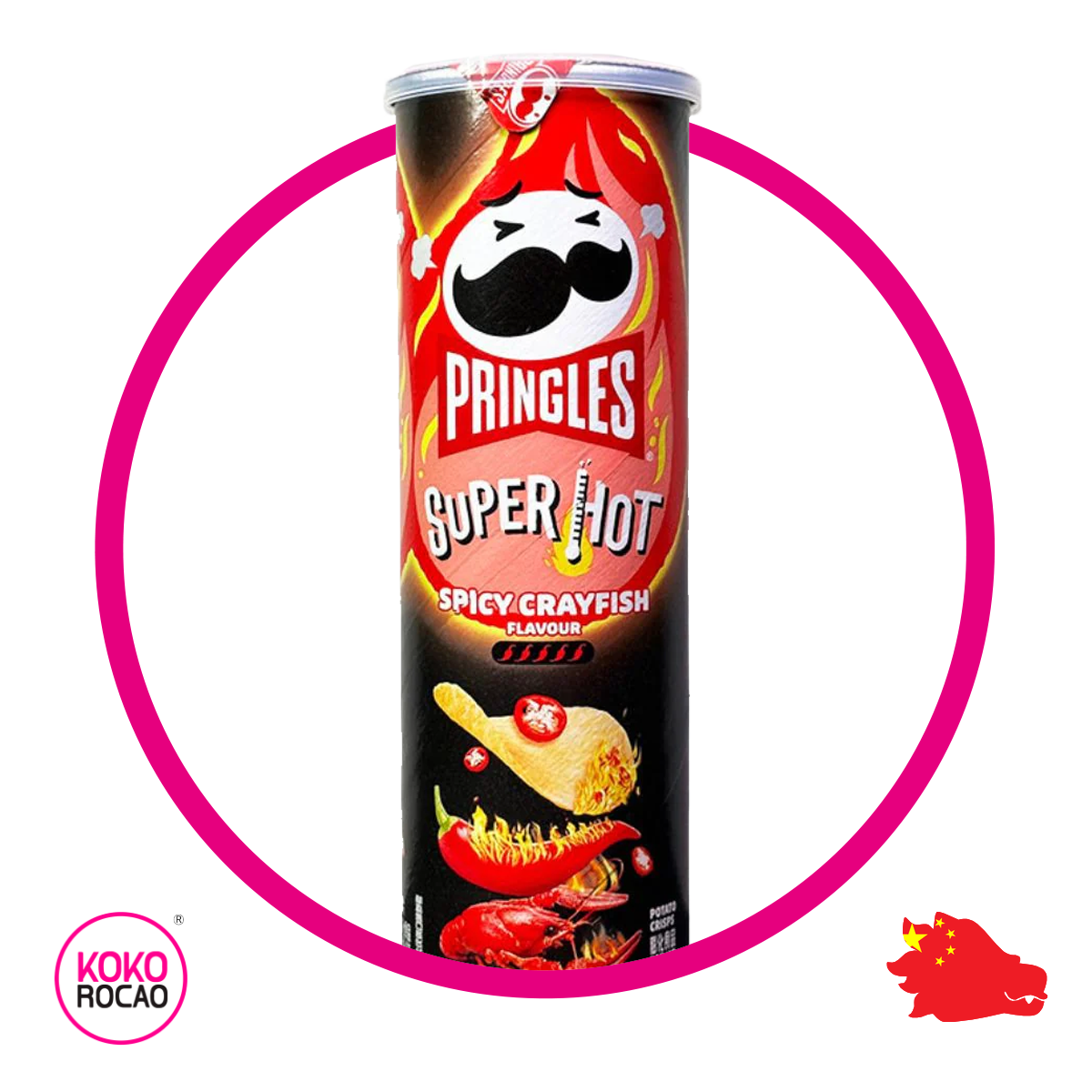 Lata de Pringles Chinas Langosta 110 g