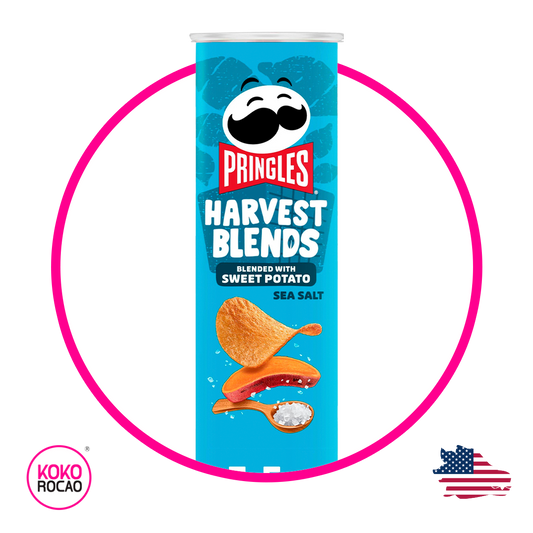 Lata de Pringles Harvest Blends Potato Sea Salt 158 g