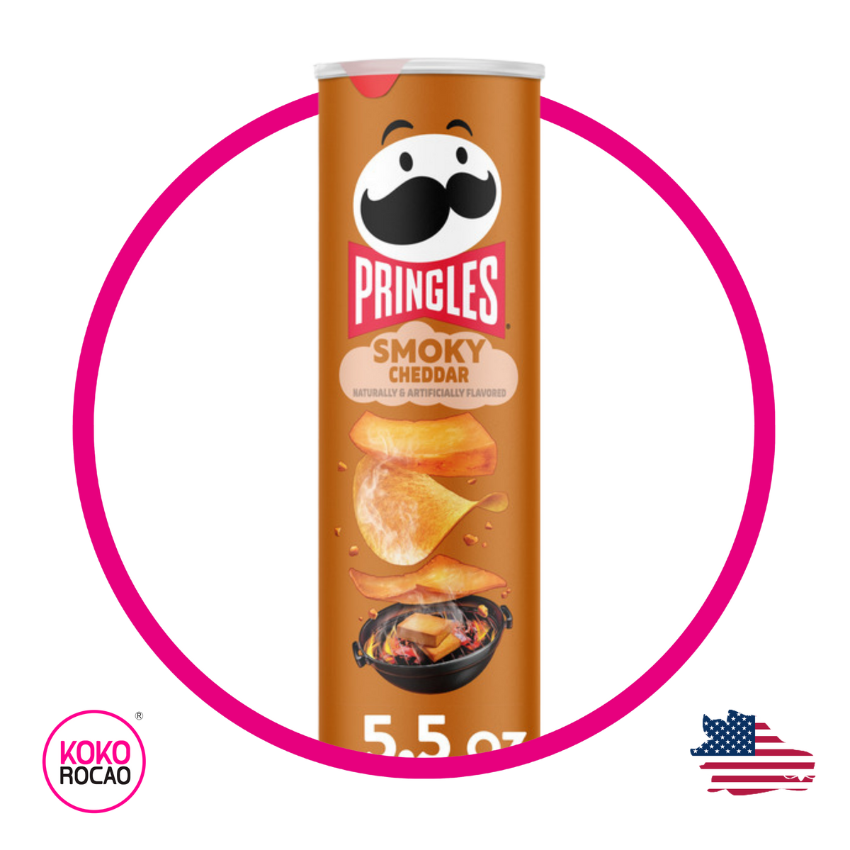 Pringles Smocky Cheddar 158 g