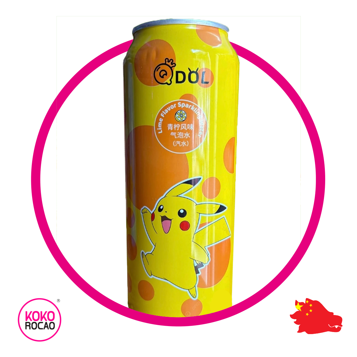 Lata de Qdoll Lima Pikachu 500 ml