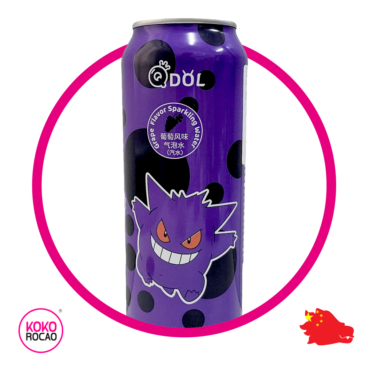 Lata de QDOL Gengar Uva 500 ml