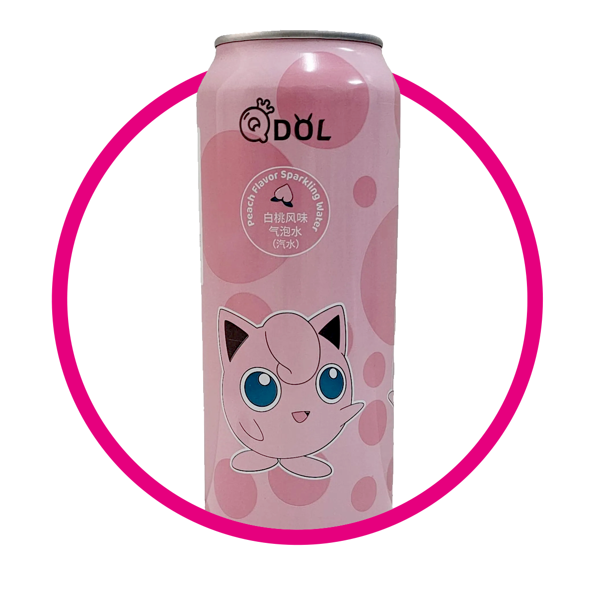 Lata de QDOL Jiglipuff Durazno 500 ml