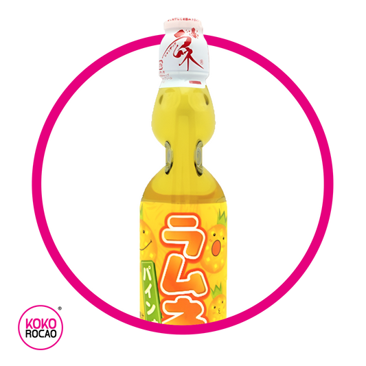Botella de Hata Ramune Pineapple 200 ml
