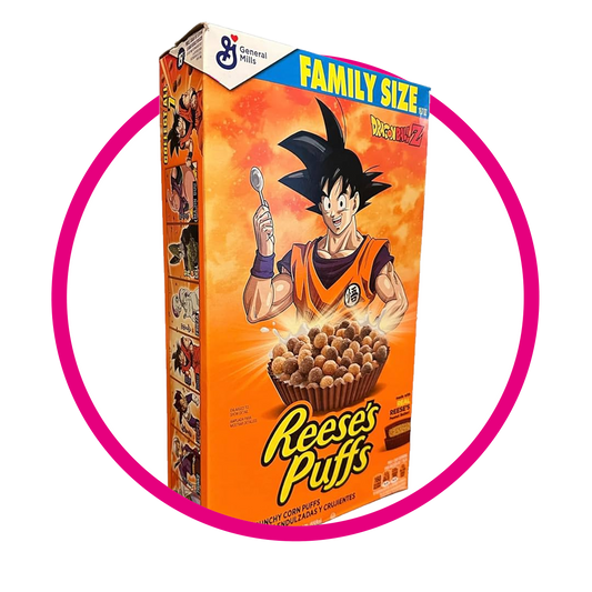 Caja de General Mills Reese's Puffs Dragon Ball 558 g