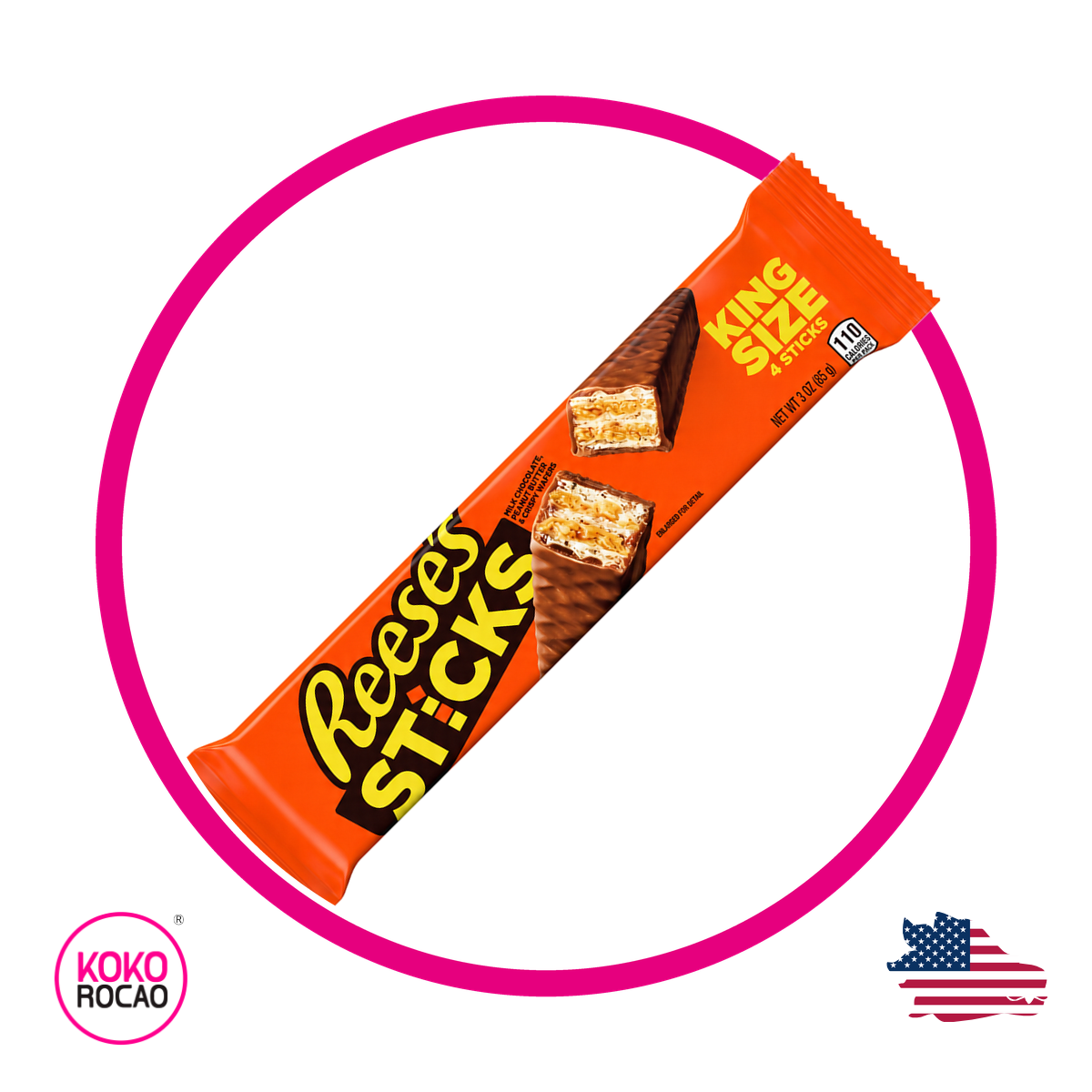 REESES STICKS CHOCOLATE PIEZA 85GR