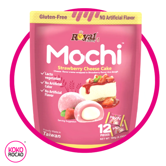 Bolsa de Royal Family Mochi Chesscake Strawberry 180 g