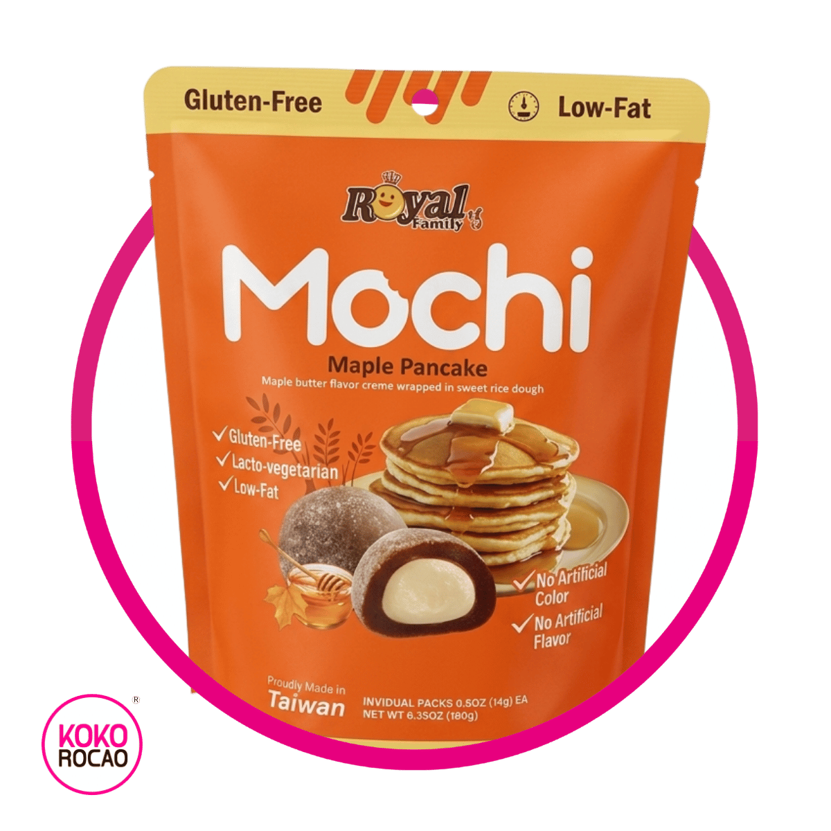 Bolsa de Royal Family Mochi Maple Pancake Cupcake 180 g