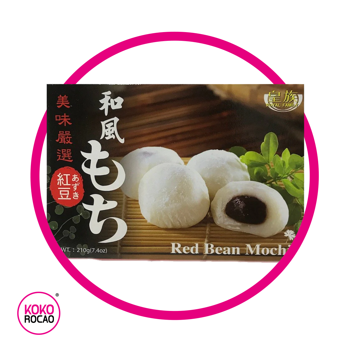 Caja de Royal Family Red Bean Mochi Cupcake 210 g