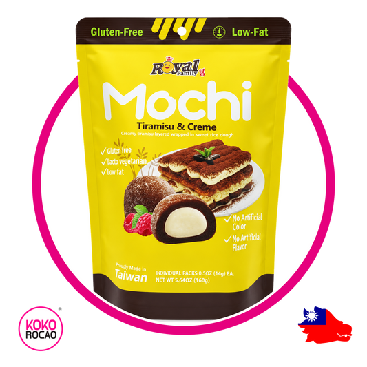 ROYAL FAMILY MOCHI TIRAMISU CUPCAKE BOLSA 180GR
