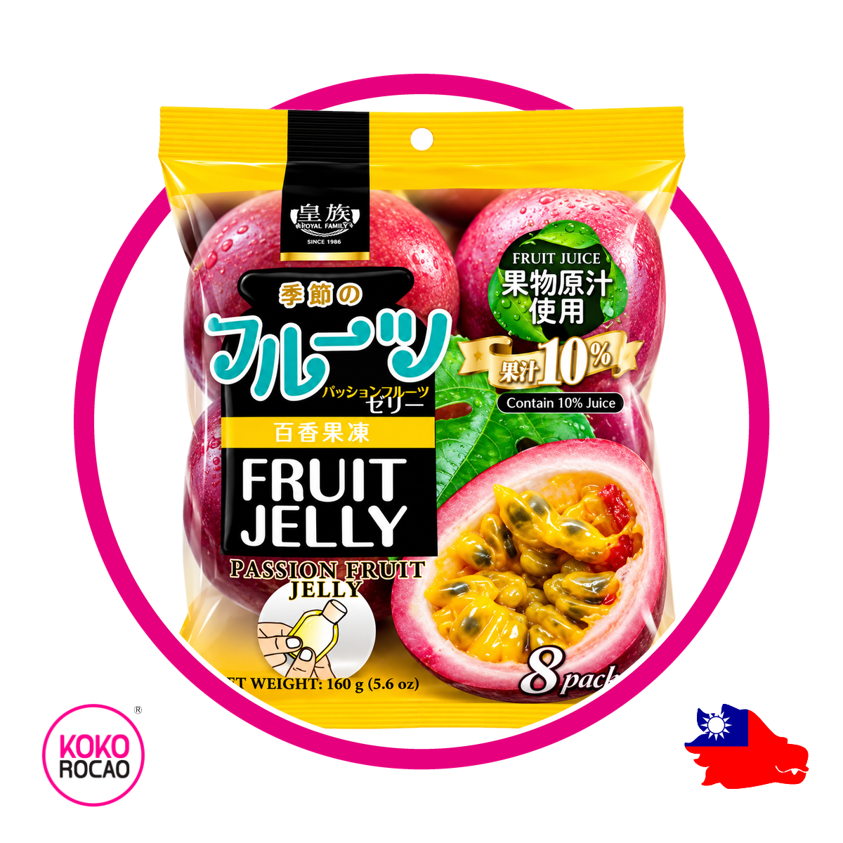 Bolsa de Royal Jelly Maracuya Gelatin 160 g