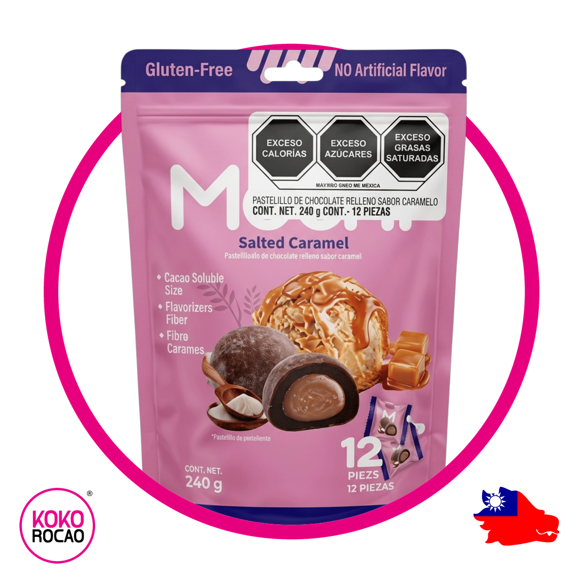 Bolsa de Royal Mochi Salted Caramel Cupcake 180 g