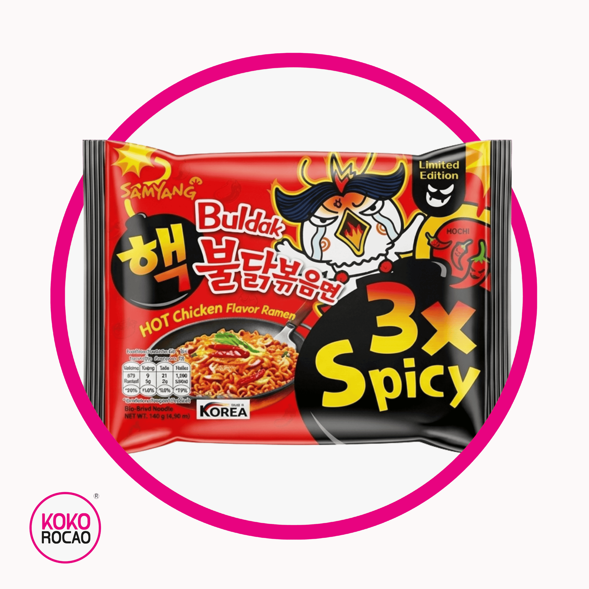 Bolsa de Samyang Buldak 3X Spicy 140 g