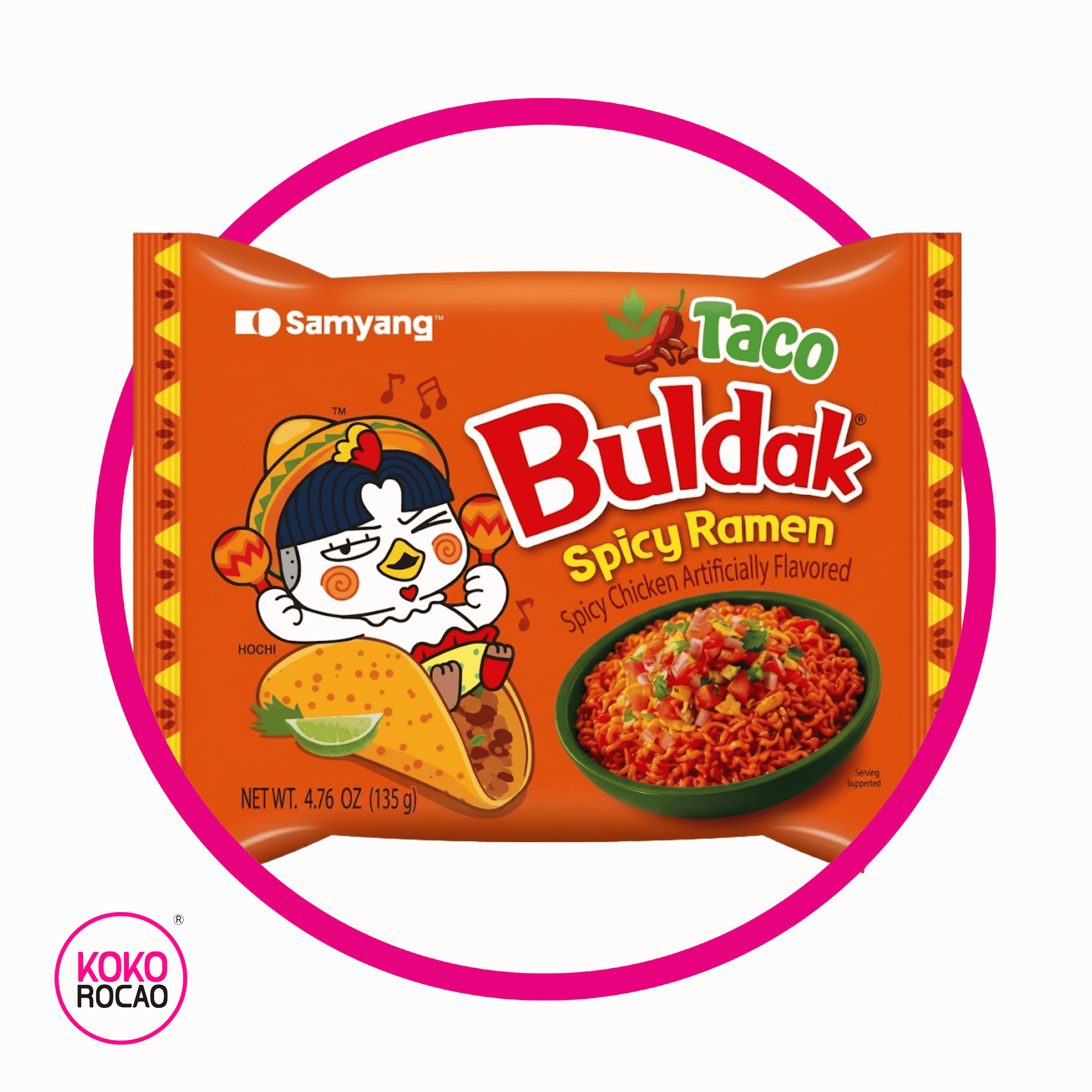 Bolsa de Samyang Buldak Taco 135 g