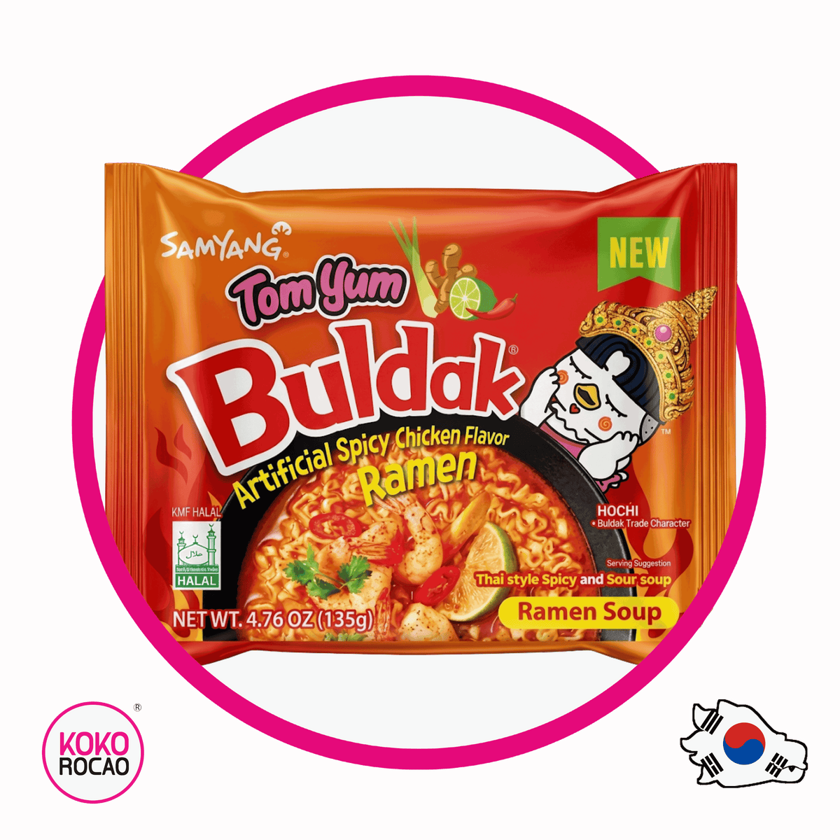 Bolsa de Samyang Buldak Tom Yum 135 g