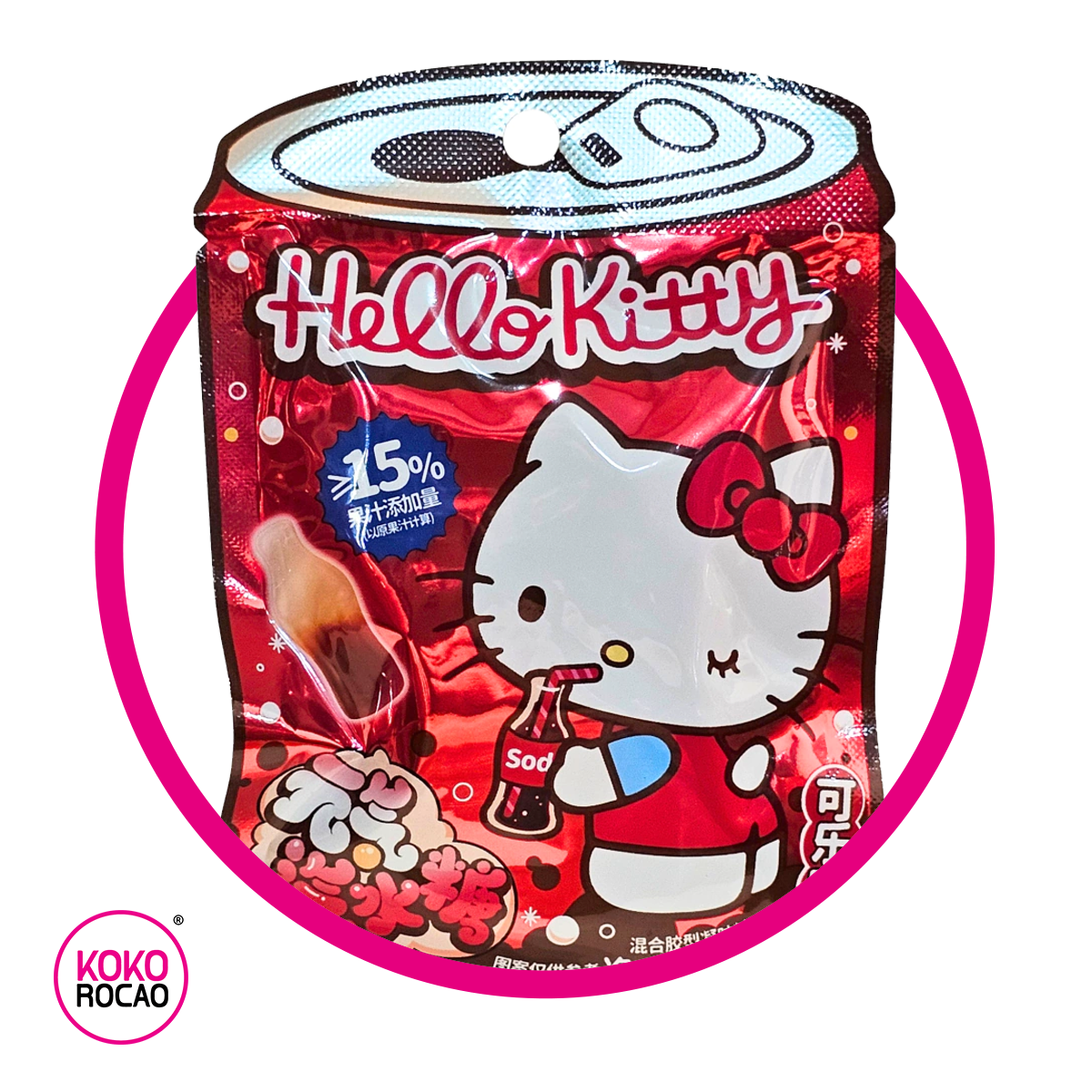 Bolsa de Sanrio Hello Kitty Coca Cola 36 g