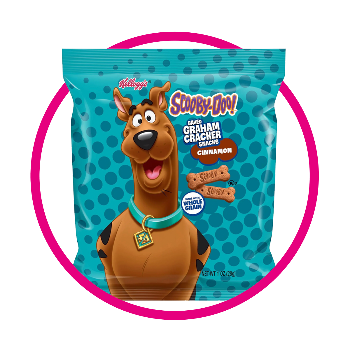 Bolsa de Kellogs Scooby Cinnamon 28 g