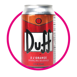 Lata de Simpsons Duff Orange 355 ml
