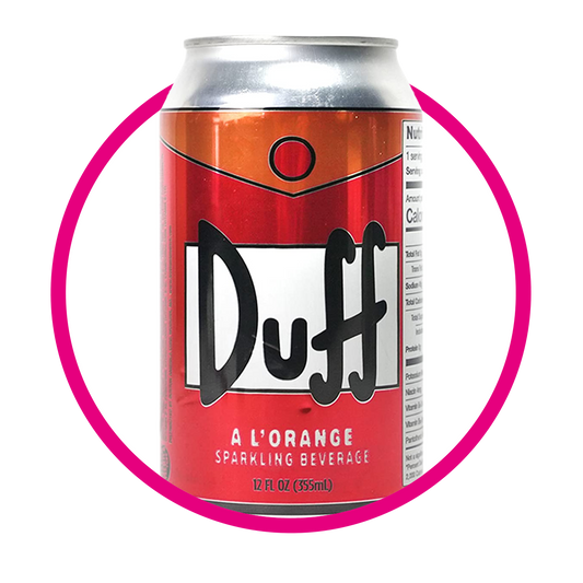 Lata de Simpsons Duff Orange 355 ml