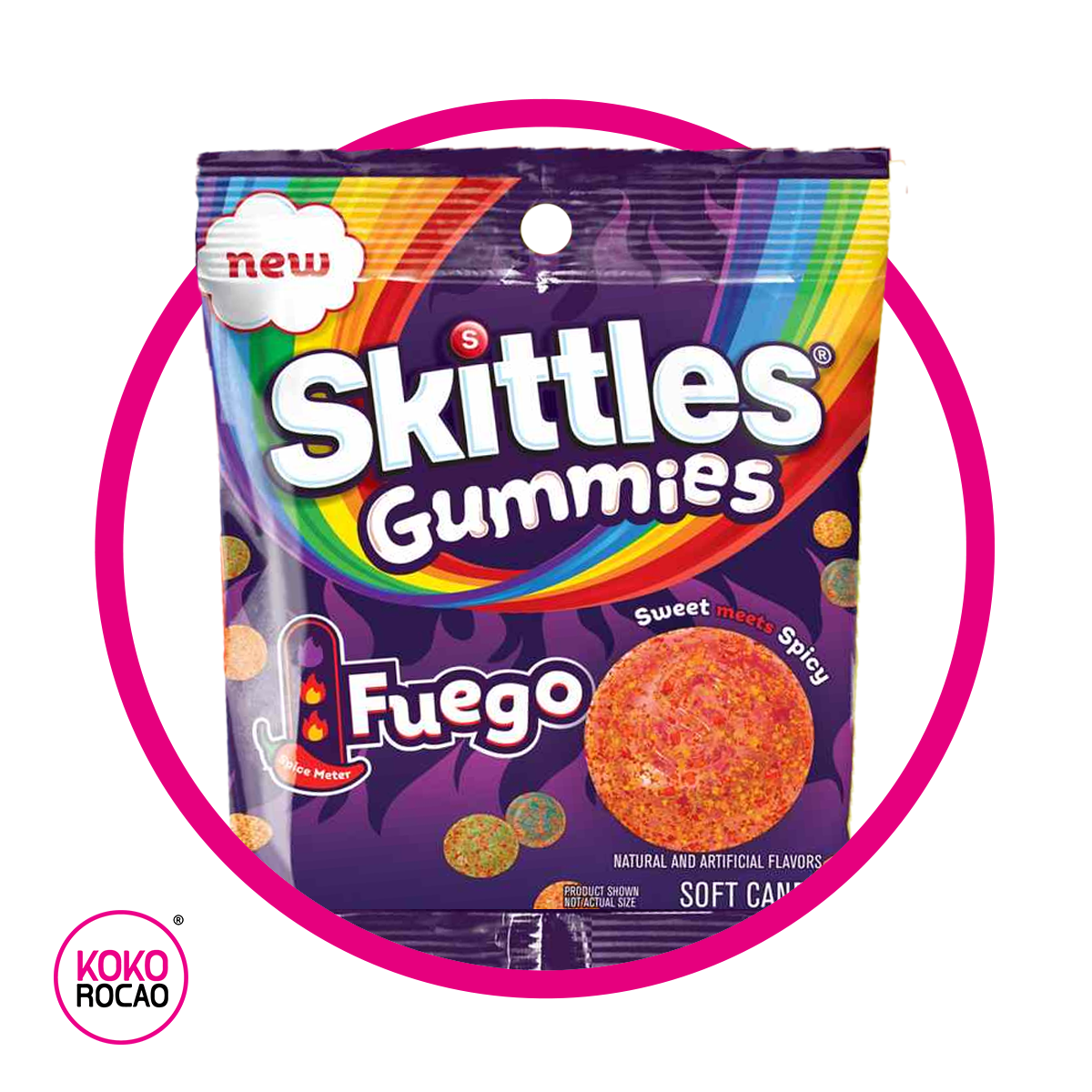 Bolsa de Skittles Fuego 119 g