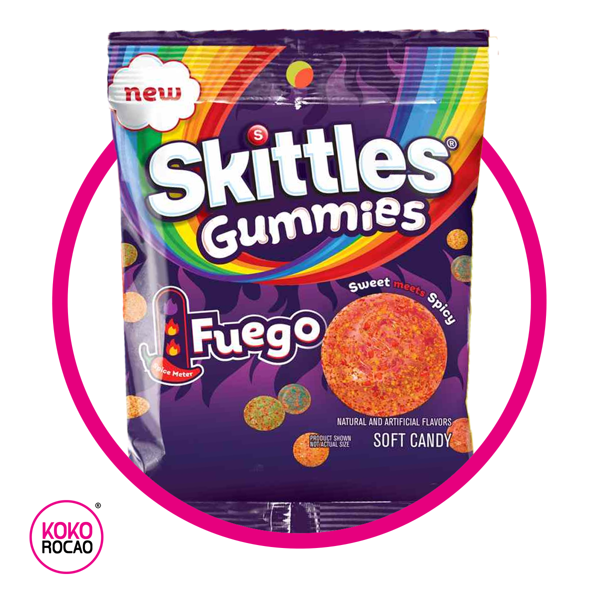 Bolsa de Skittles Fuego 164 g