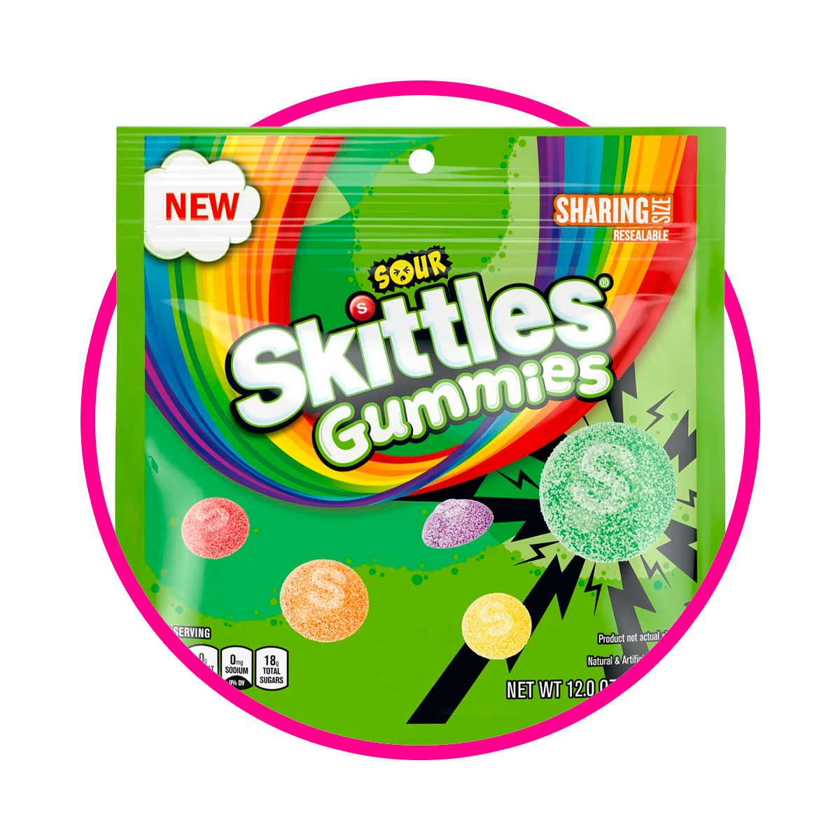Bolsa de Skittles Sour 340.2 g