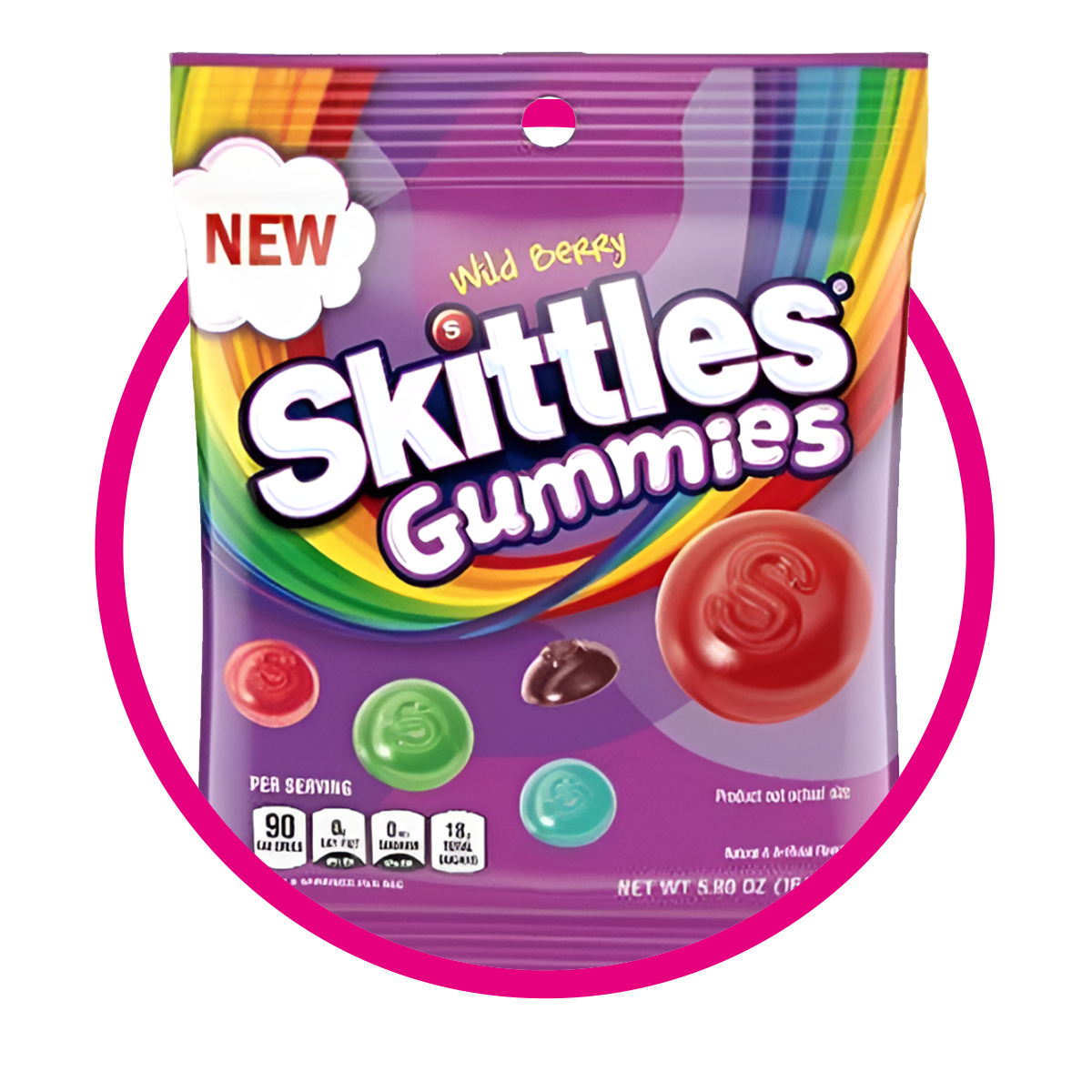 Bolsa de Skittles Wild Berry 164.6 g