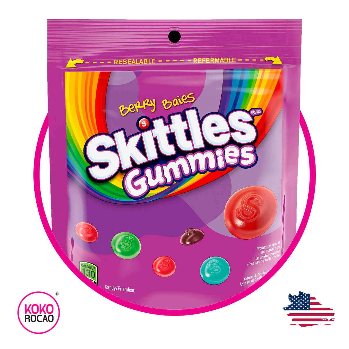 Bolsa de Skittles Wild Berry 340.2 g