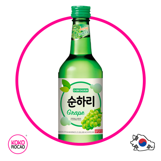 Botella de Soju Uva Alcholica 360 ml
