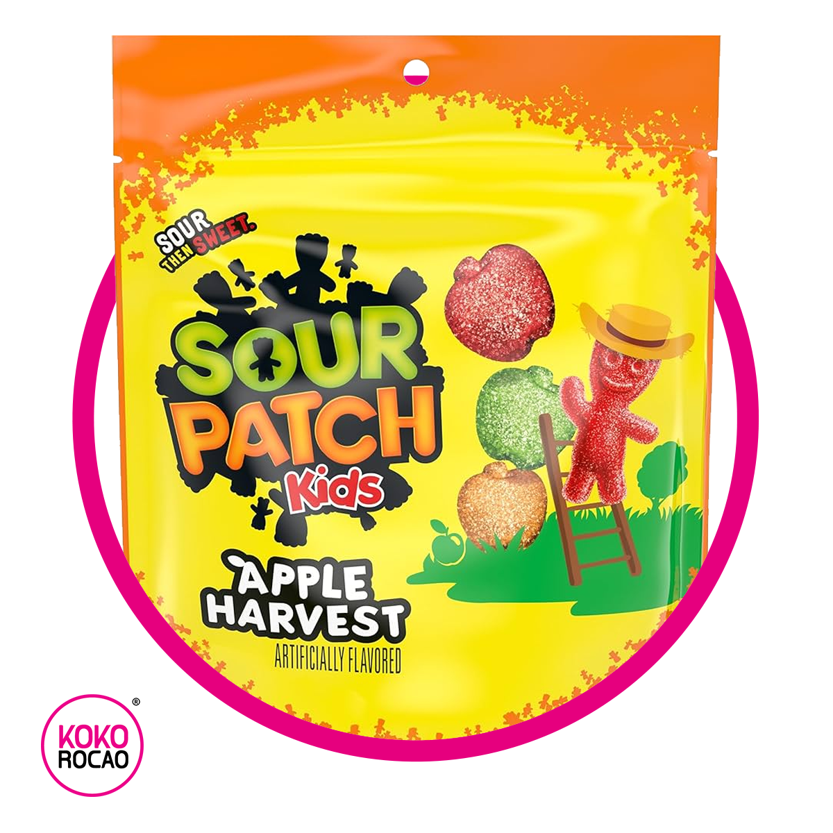Bolsa de Sour Patch Kids Apple Harvest 283 g