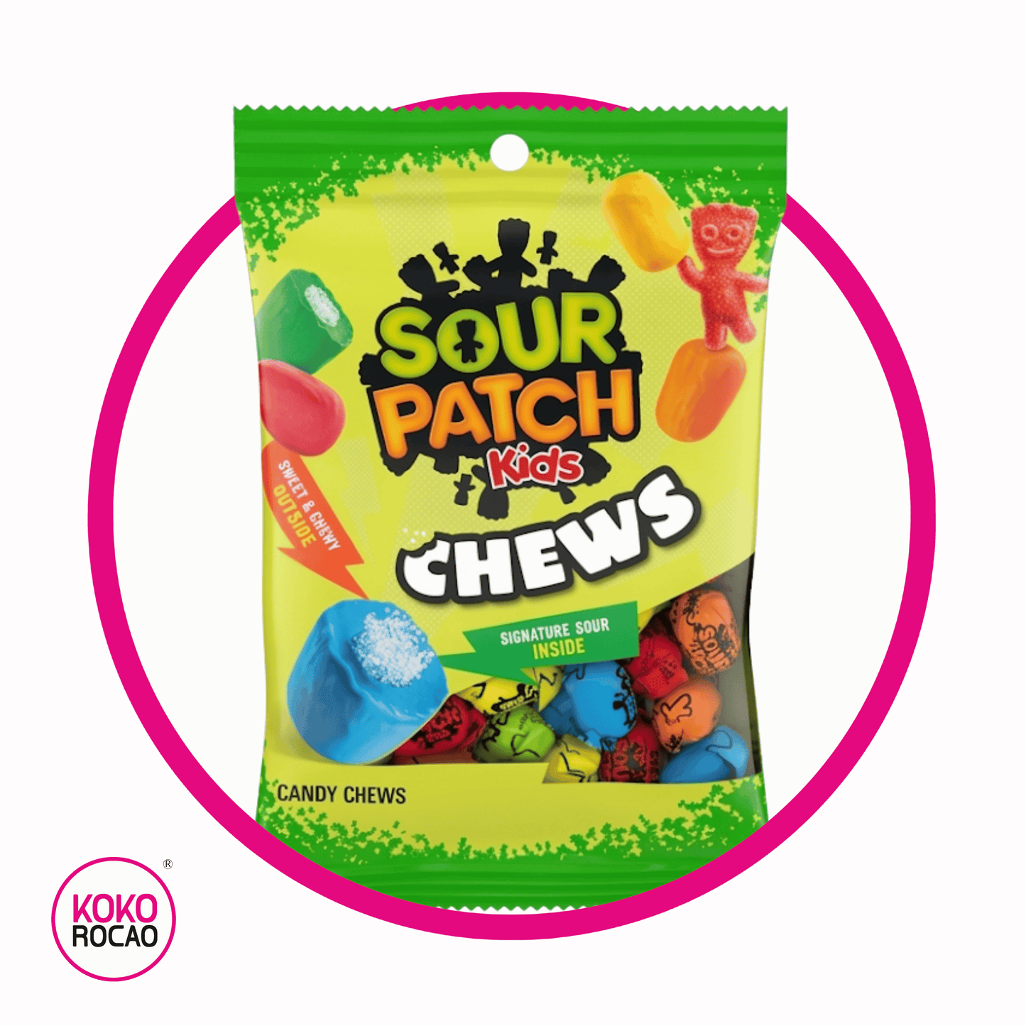 Bolsa de Sour Patch Kids Chews 60 g