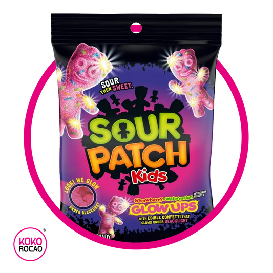 Bolsa de Sour Patch Kids Glow Ups 190 g