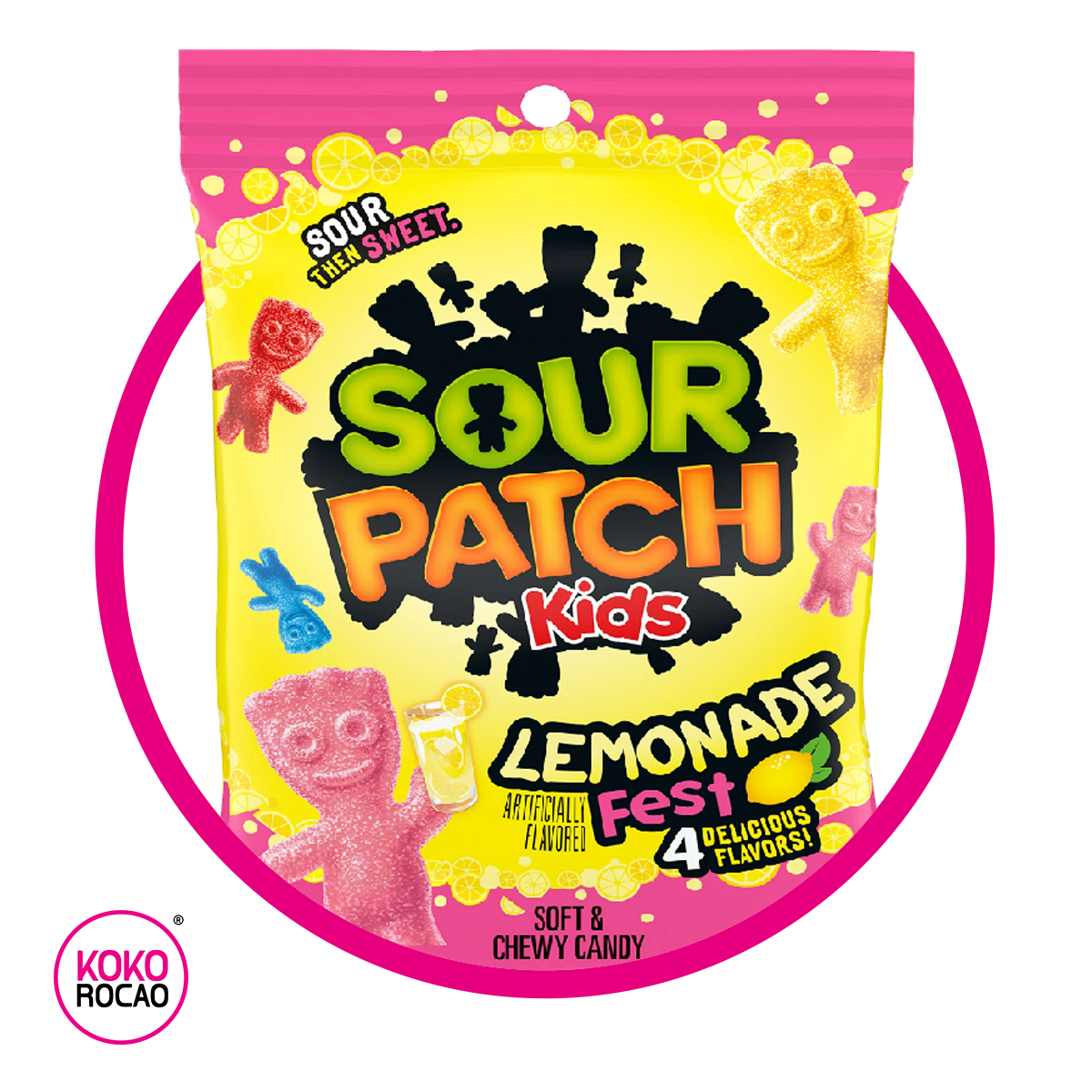 Bolsa de Sour Patch Lemonade Fest 227 g
