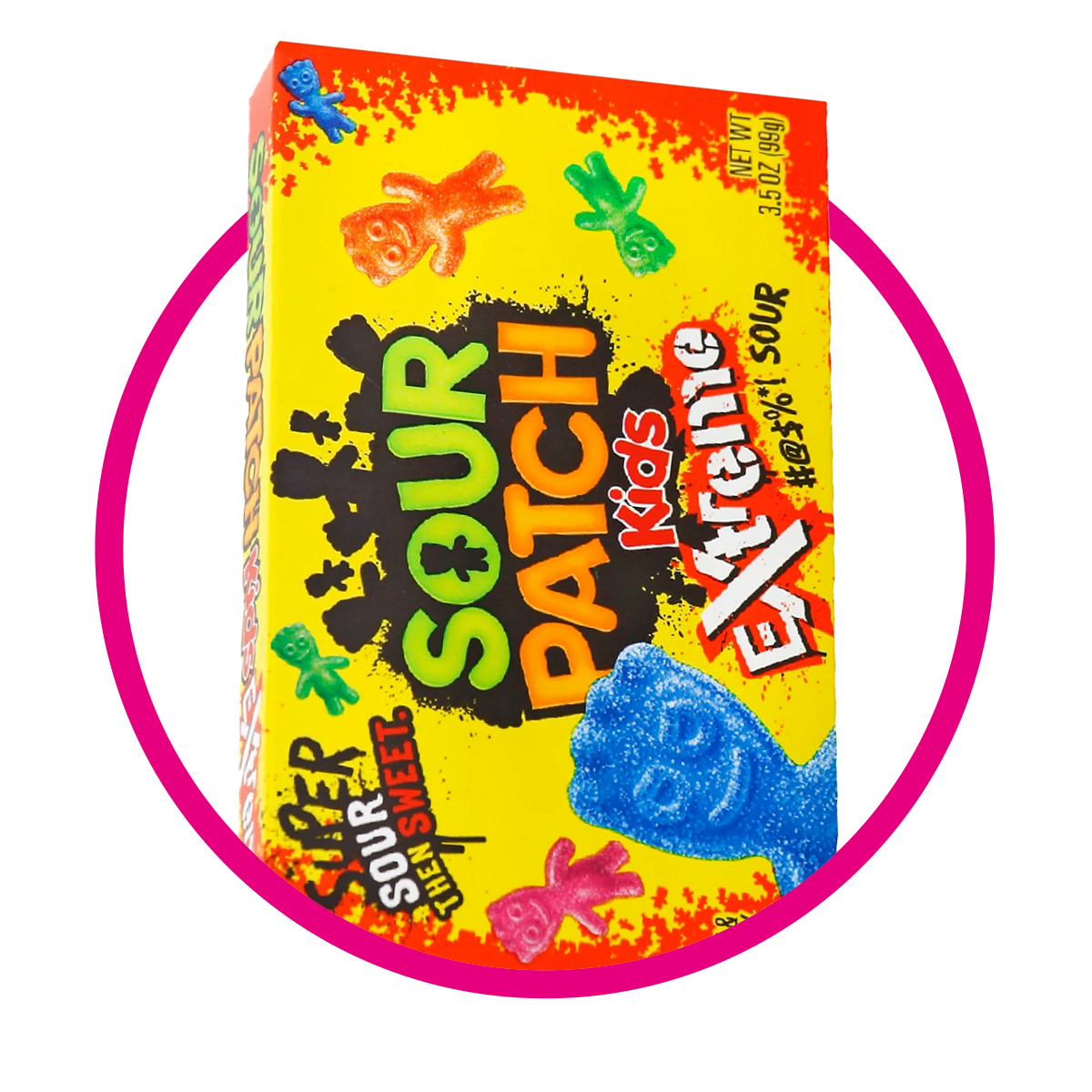 Caja de Sour Patch Super Xtreme 99 g
