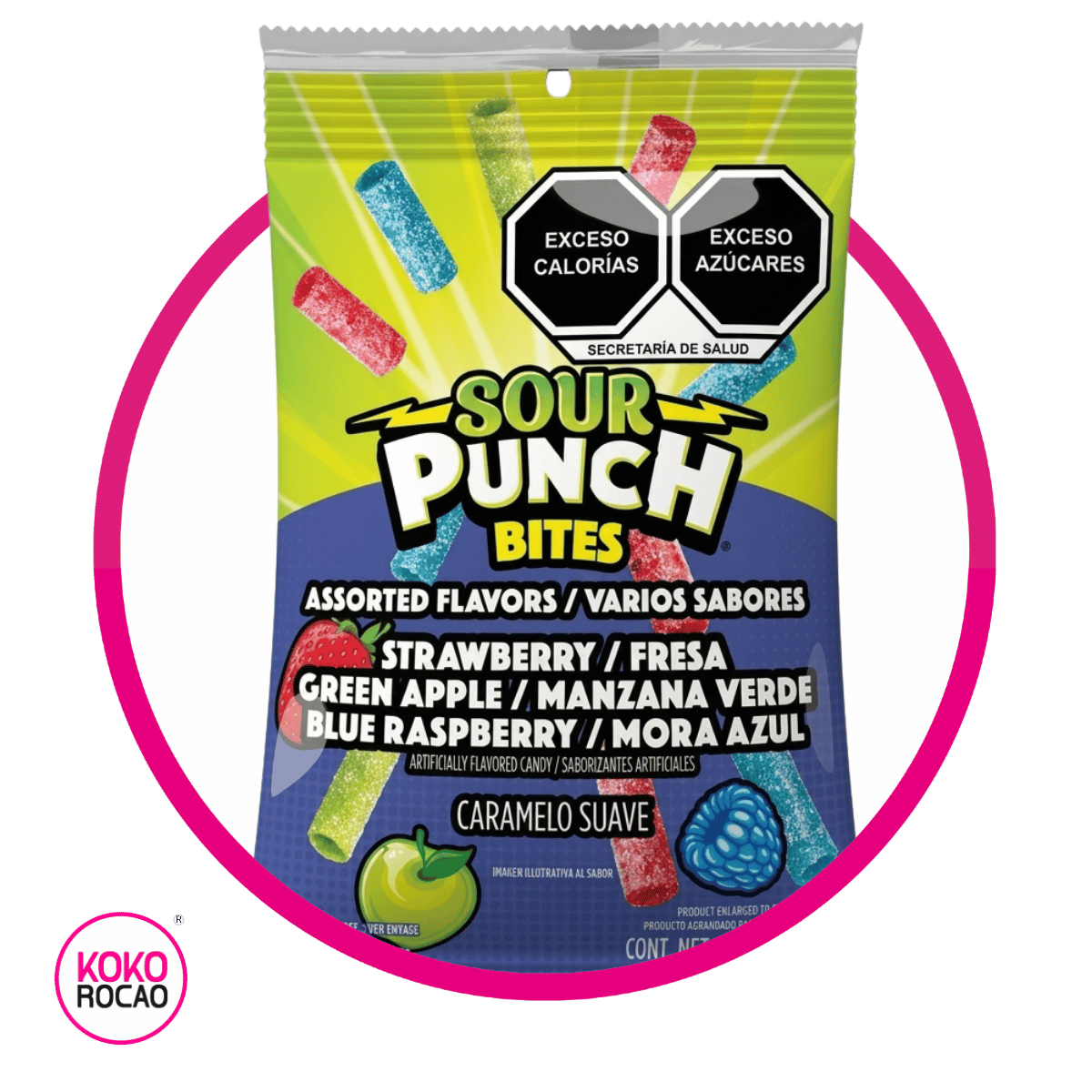 Bolsa de Sour Punch Assorted 105 g