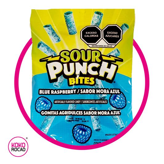 Bolsa de Sour Punch Blueberry 105 g