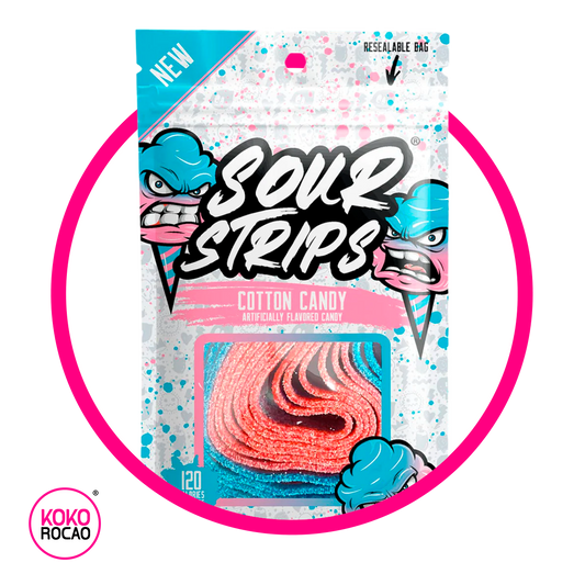 Bolsa de Sour Strips Cotton 96 g