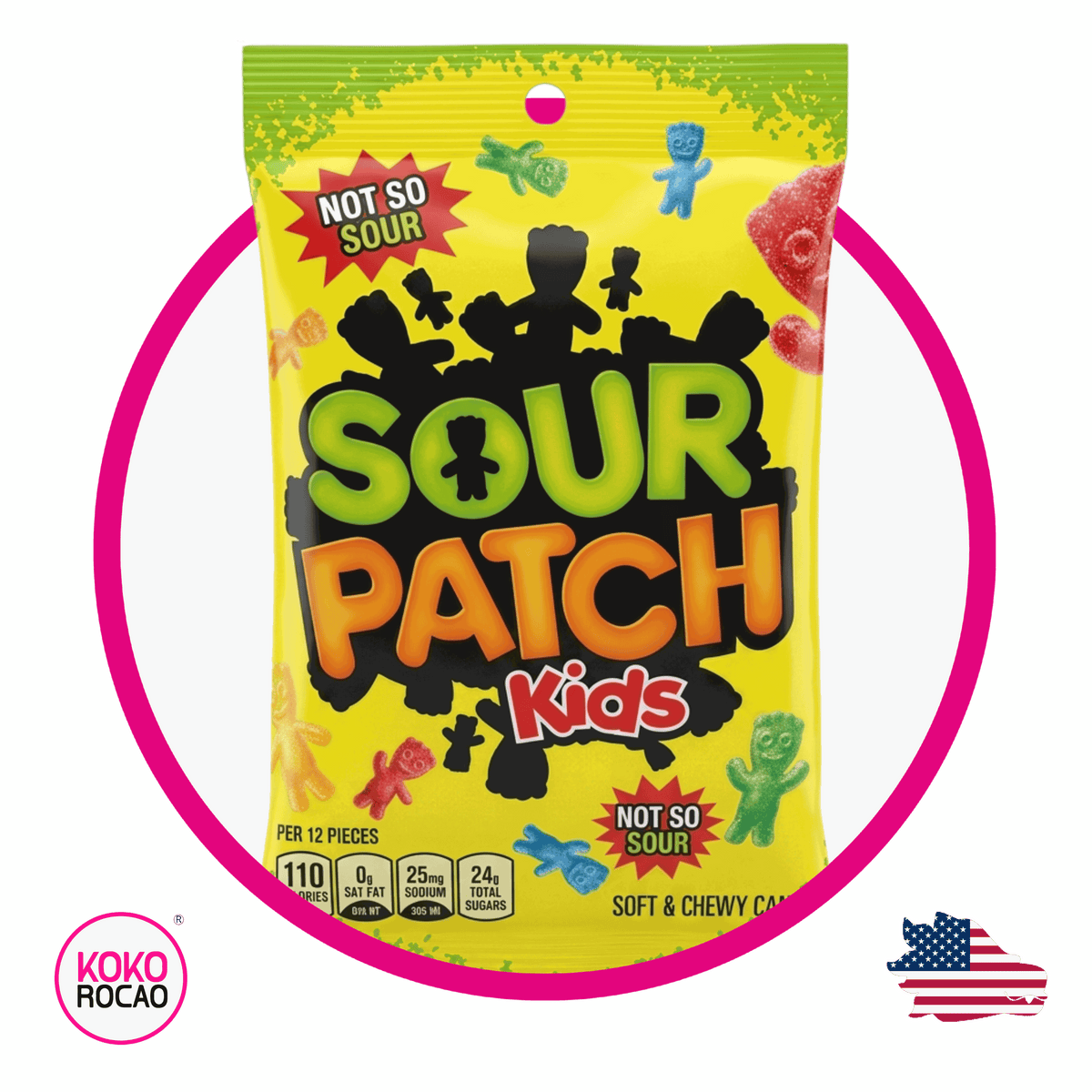 Bolsa de Sour Patch Kids 226 g