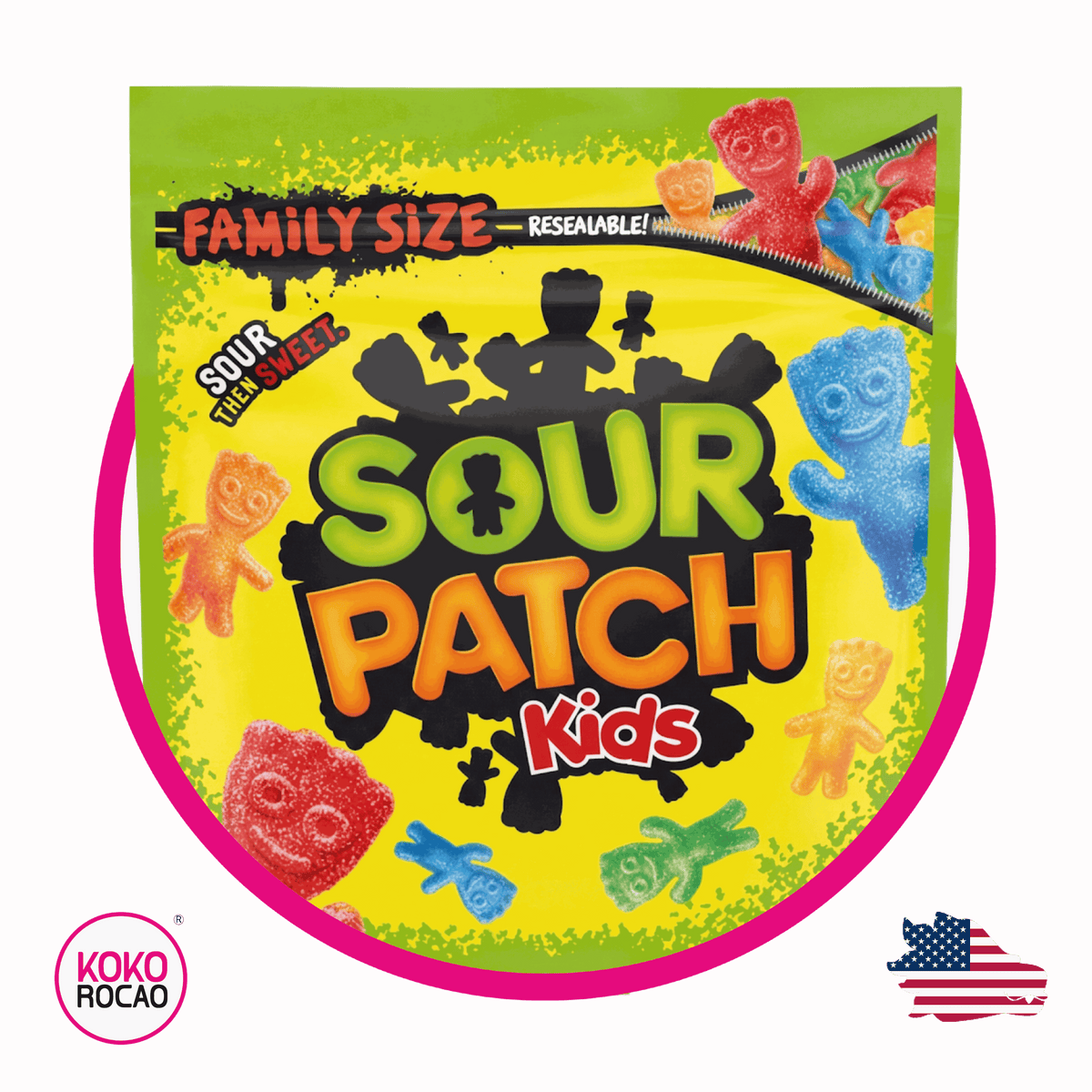Bolsa de Sour Patch Kids 340 g