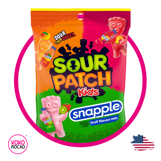 Bolsa de Sour Patch Kids Snapple 102 g