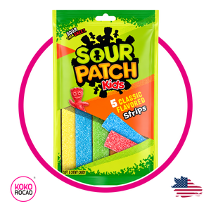 SOUR PATCH KIDS STRIPS GUMMY BOLSA 99G