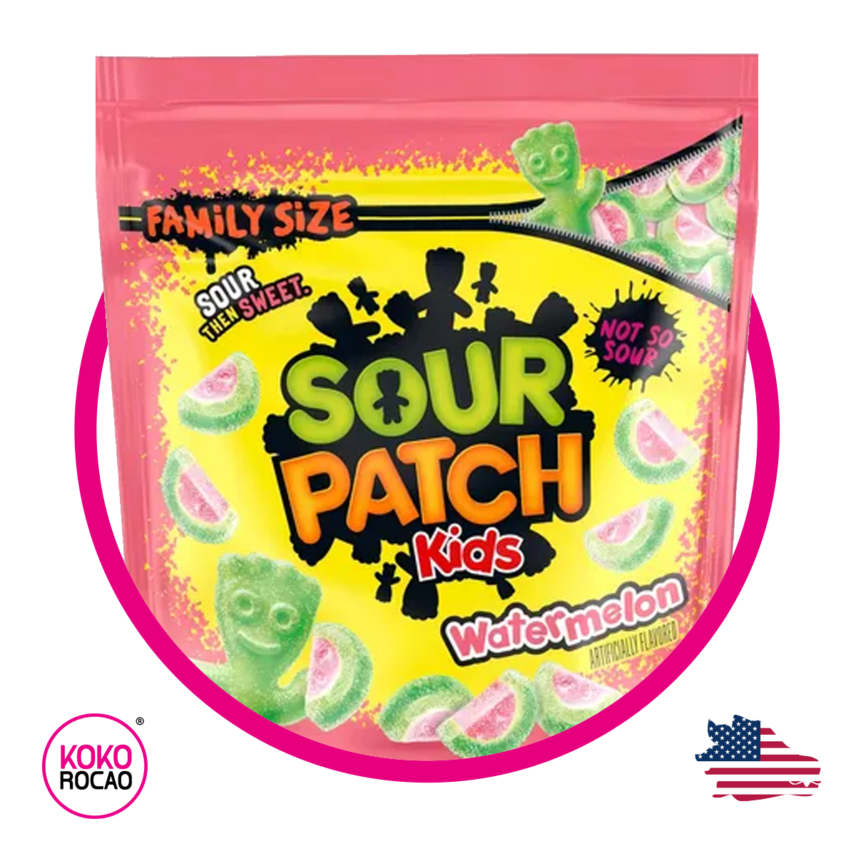 Bolsa de Sour Patch Kids Watermelon 816 g