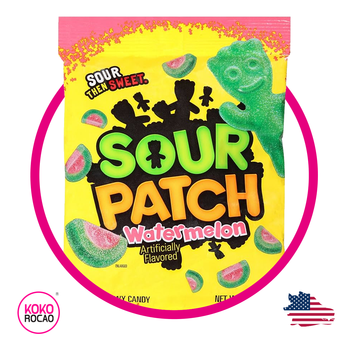 Bolsa de Sour Patch Watermelon 102 g