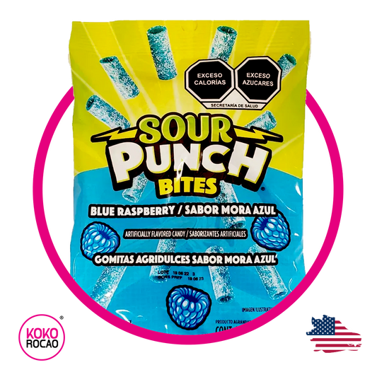 Bolsa de Sour Punch Blueberry 105 g