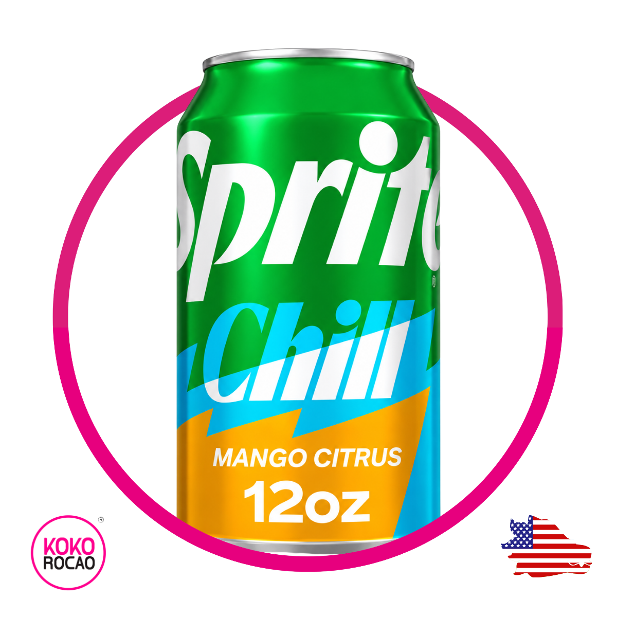 SPRITE CHILL MANGO CITRUS SODA 355ML