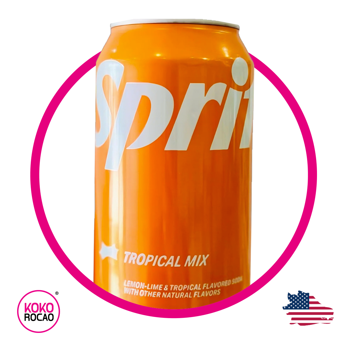Lata de Sprite Tropical Mix 355 ml