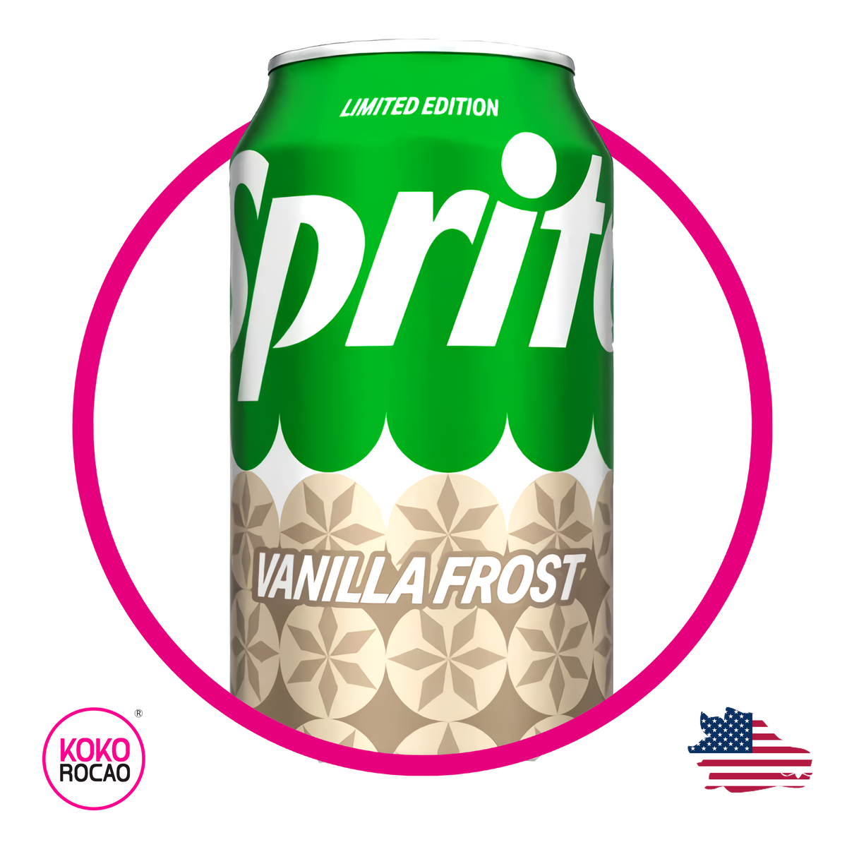 Lata de Sprite Vainilla Frost 355 ml